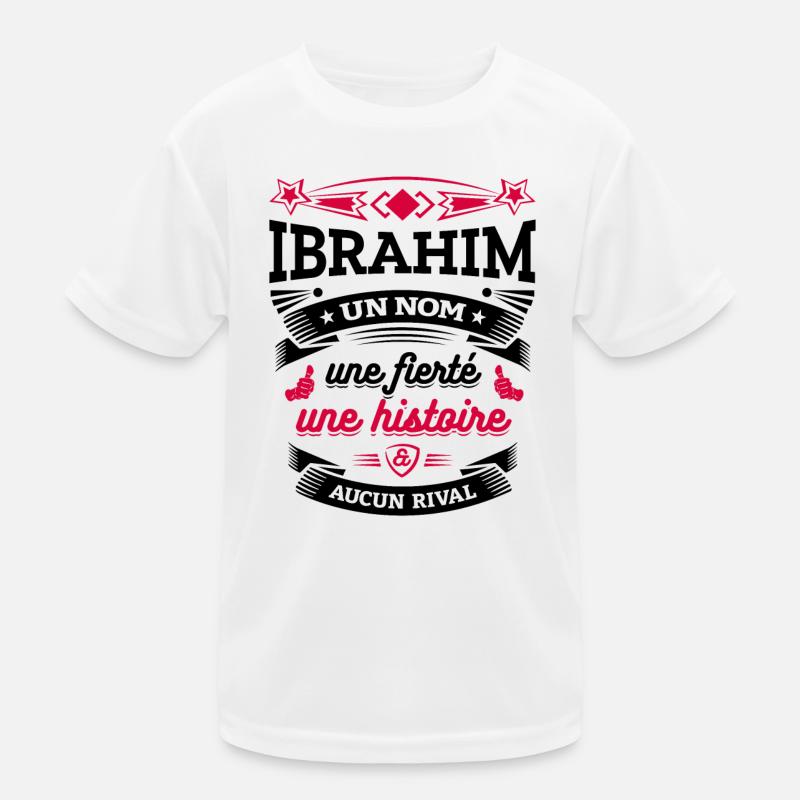 IBRAHIM UN NOM UNE FIERTÉ AUCUN RIVAL T-shirt sport Enfant