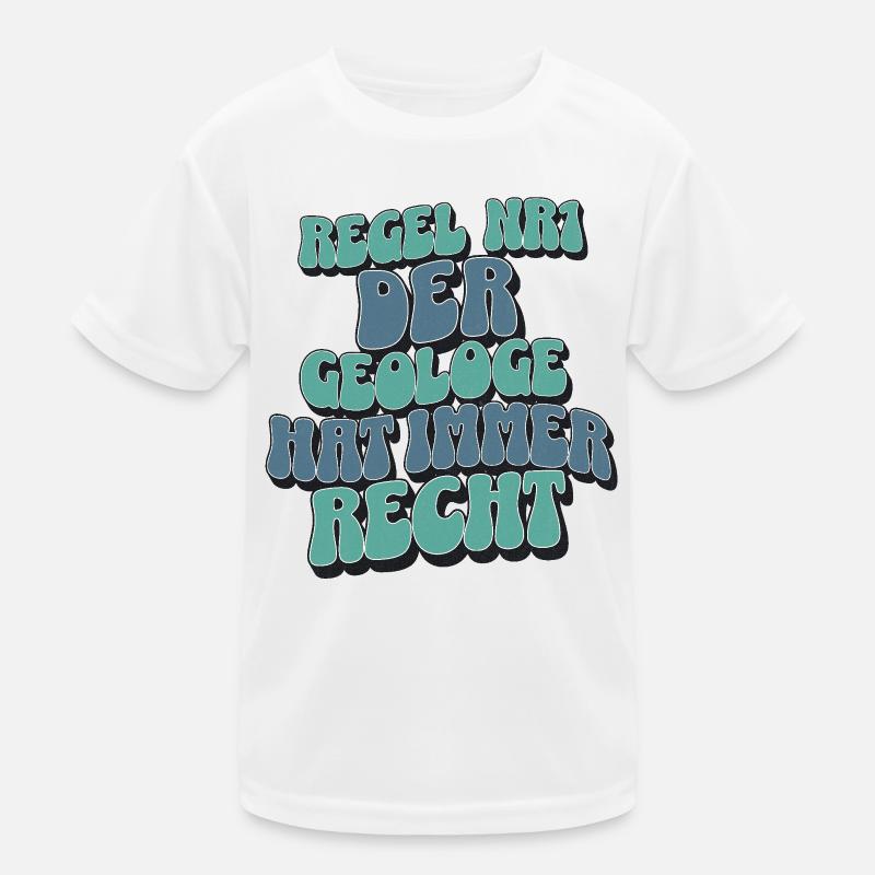 Géologue T-shirt sport Enfant