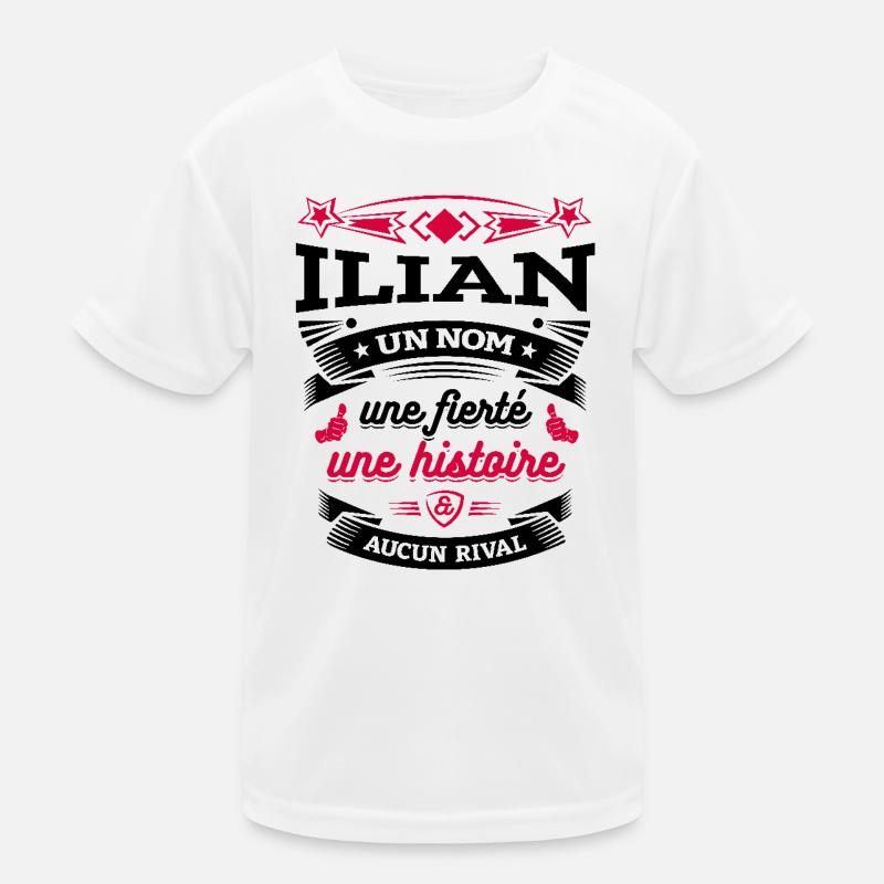 ILIAN UN NOM UNE FIERTÉ AUCUN RIVAL T-shirt sport Enfant