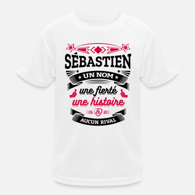 SÉBASTIEN UN NOM UNE FIERTÉ AUCUN RIVAL T-shirt sport Enfant