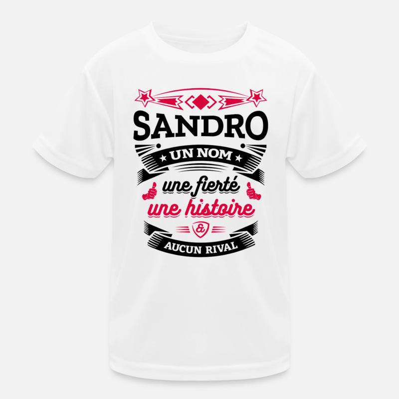 SANDRO UN NOM UNE FIERTÉ AUCUN RIVAL T-shirt sport Enfant