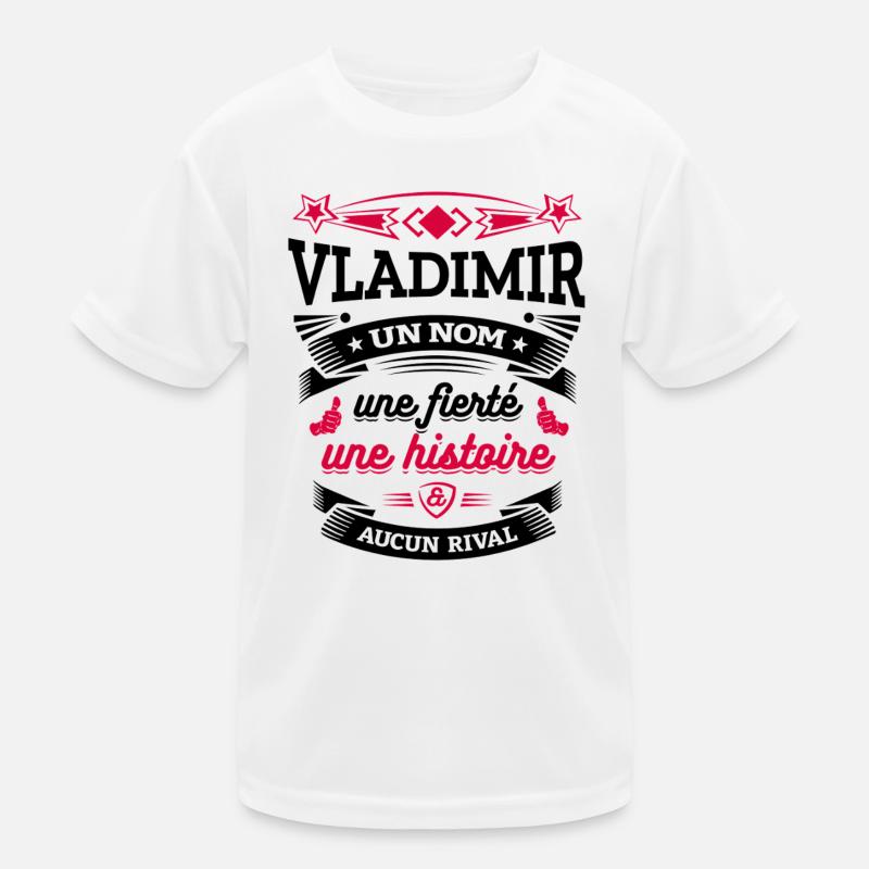 VLADIMIR UN NOM UNE FIERTÉ AUCUN RIVAL T-shirt sport Enfant