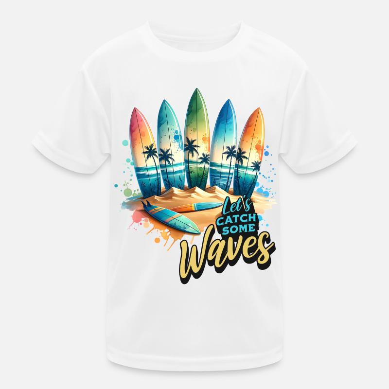 Surfen Surfer Kinder Funktions-T-Shirt