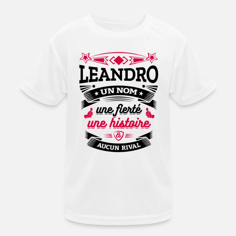 LEANDRO UN NOM UNE FIERTÉ AUCUN RIVAL T-shirt sport Enfant