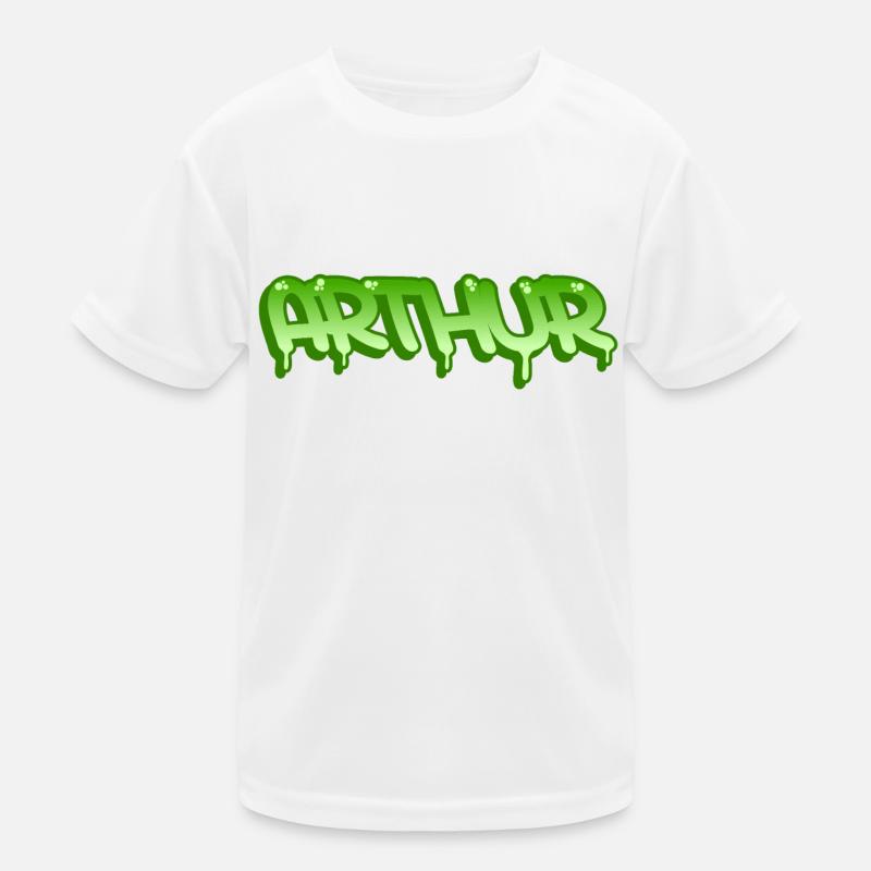 Graffiti prénom Arthur T-shirt sport Enfant