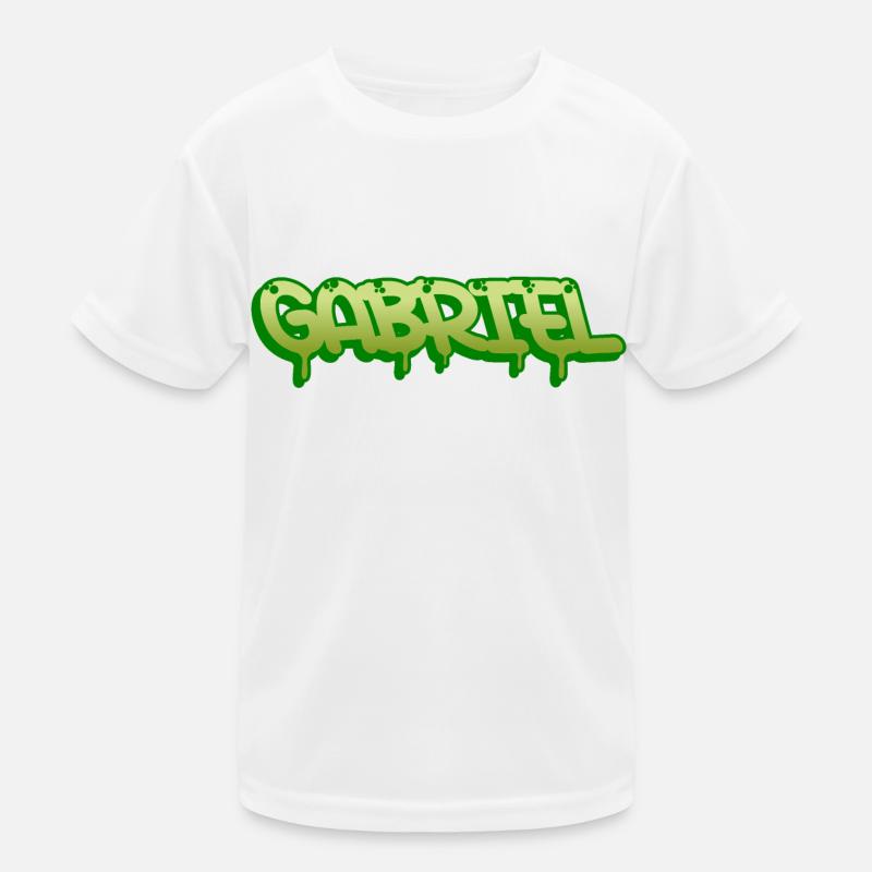Graffiti prénom Gabriel T-shirt sport Enfant
