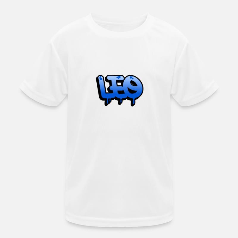 Graffiti name Leo Kids Functional T-Shirt