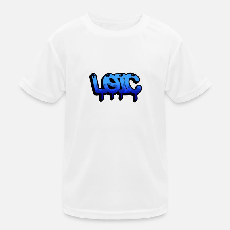 Graffiti prénom Loic T-shirt sport Enfant