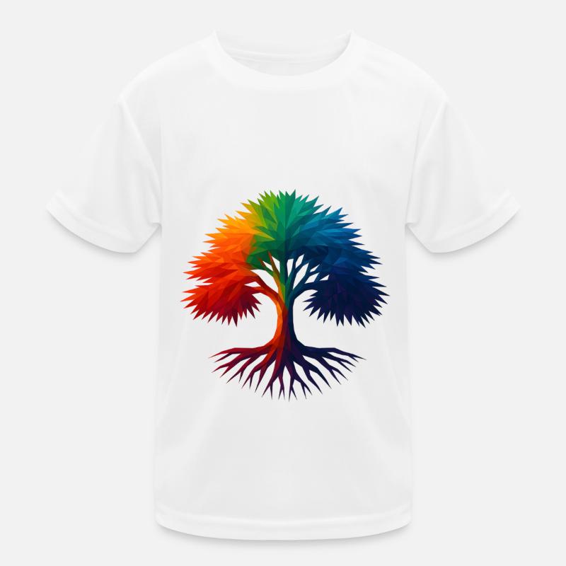 WPAP Style - Yew Kids Functional T-Shirt