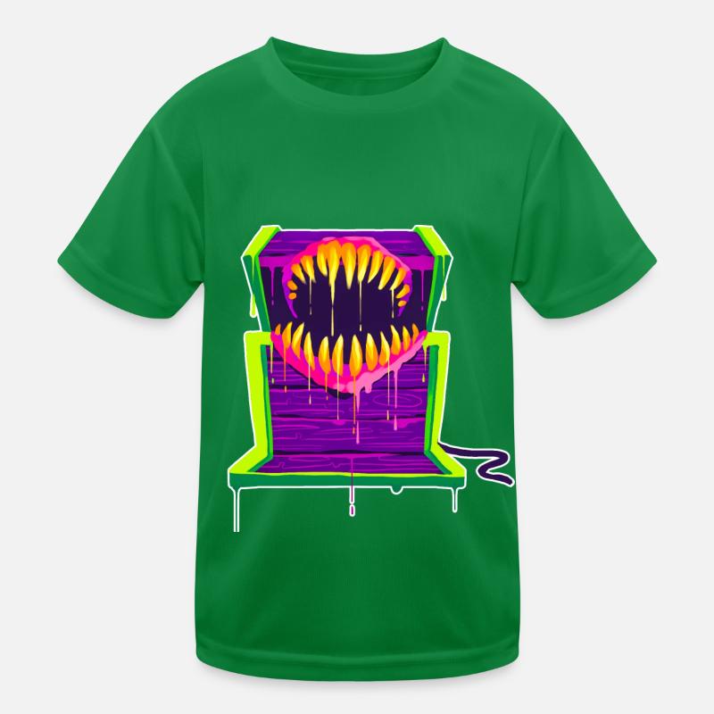 Un beau et drôle Mimic Monster Design T-shirt sport Enfant