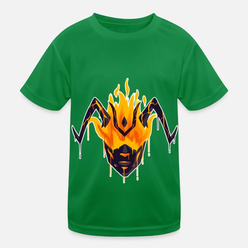 Belle et drôle flamme Atronach dans le feu T-shirt sport Enfant