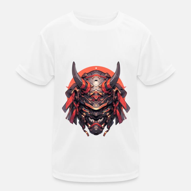 Futuristic Samurai Warrior Tribe Kids Functional T-Shirt