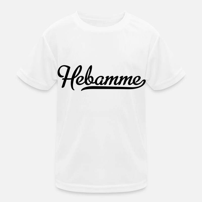 Hebamme Kinder Funktions-T-Shirt