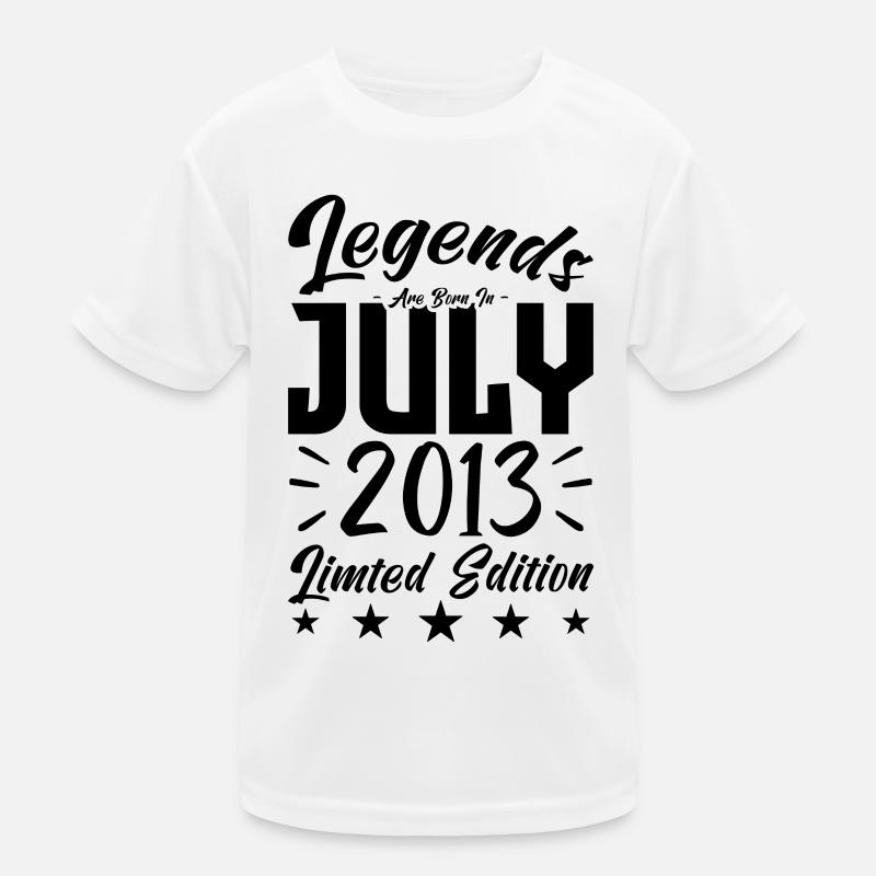 Born in July 2013. Birthday gift. Kids Functional T-Shirt