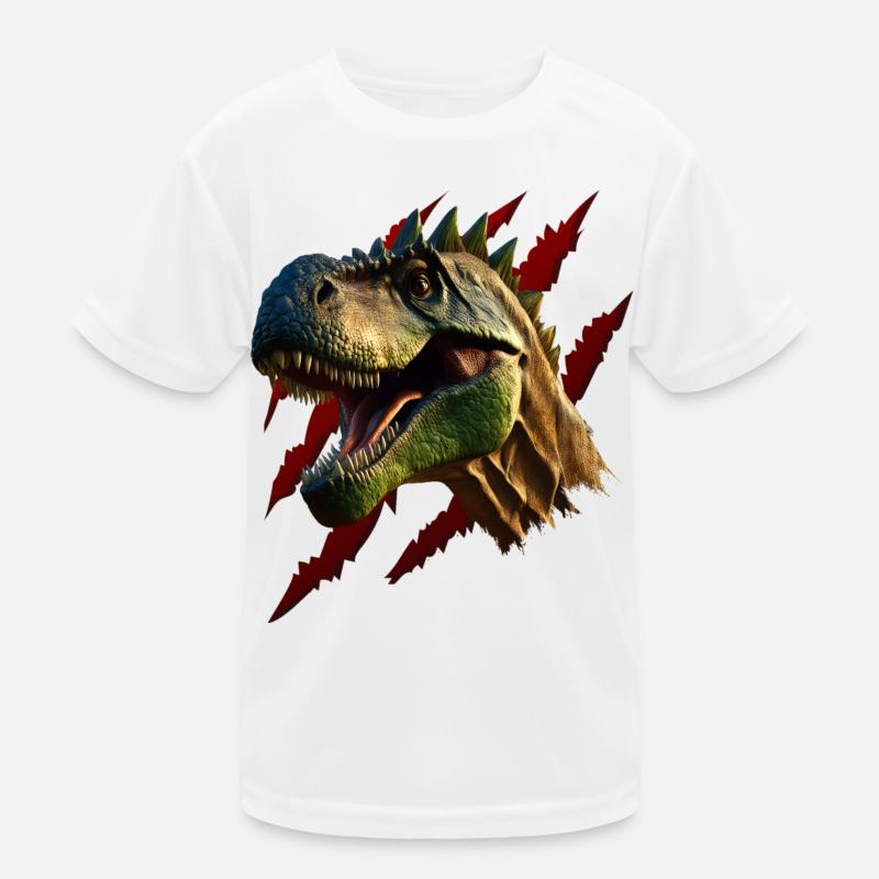 T-Rex Dinosaurier Kopf Kinder Funktions-T-Shirt