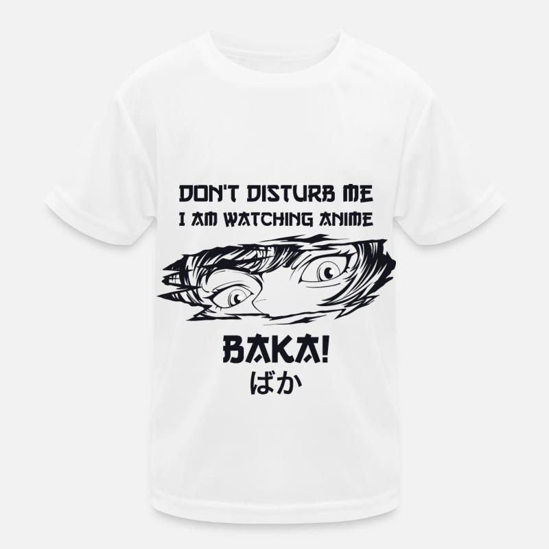 Funny Baka - Anime - Kids Functional T-Shirt - white