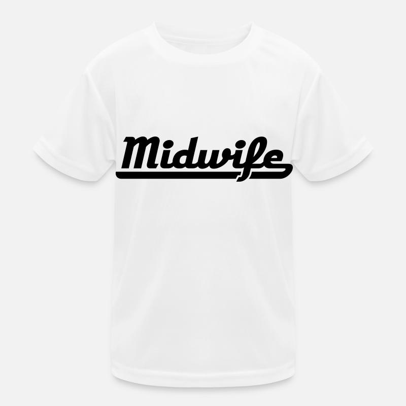 Hebamme Kinder Funktions-T-Shirt