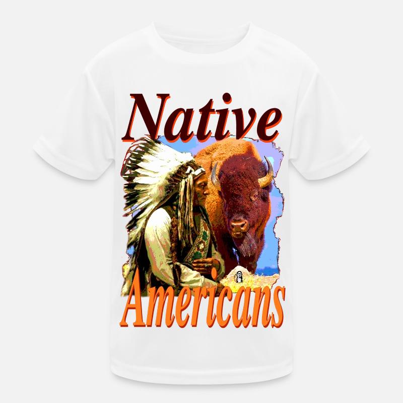Native Americans 3 Kids Functional T-Shirt