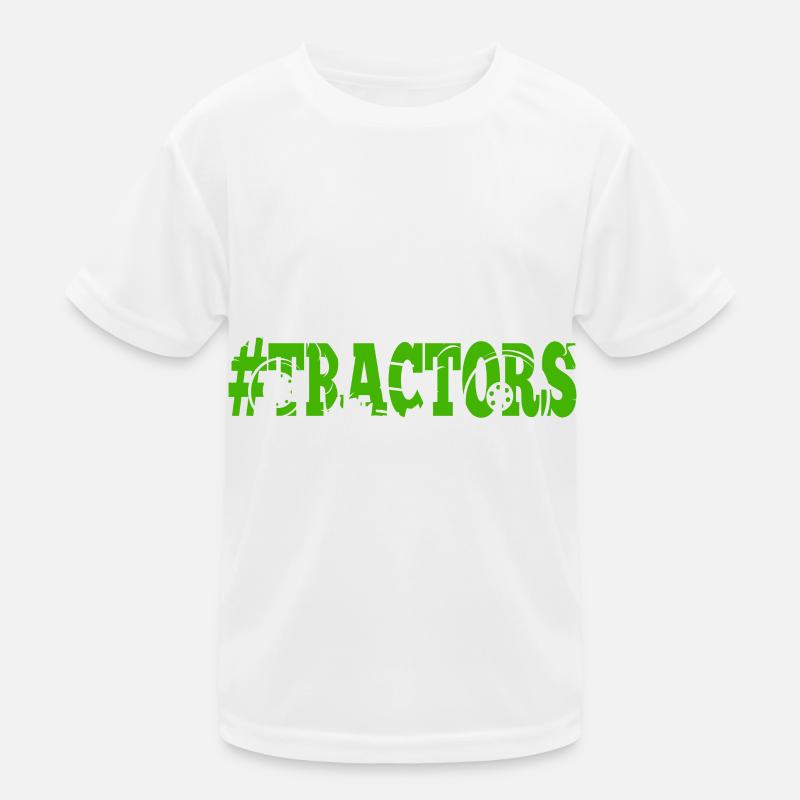 Traktor Schlepper Trecker Trekker Geschenk Kinder Funktions-T-Shirt