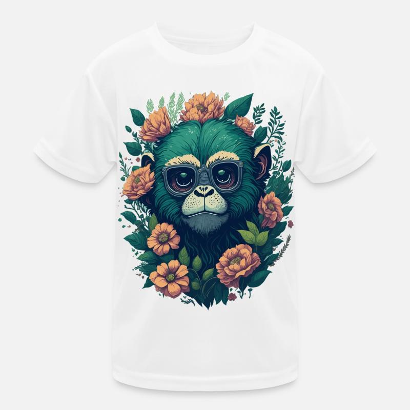 Monkey flower Kinder Funktions-T-Shirt