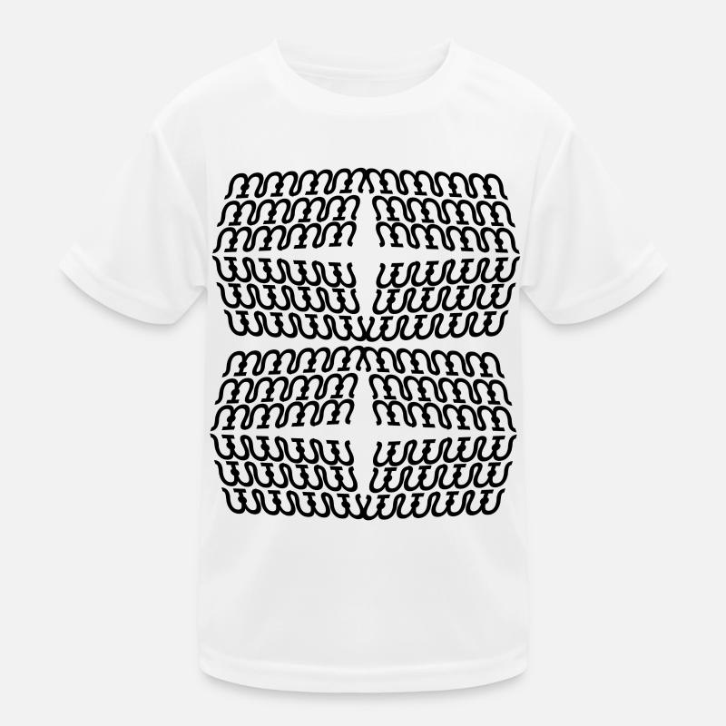 Uni-Stil Kinder Funktions-T-Shirt