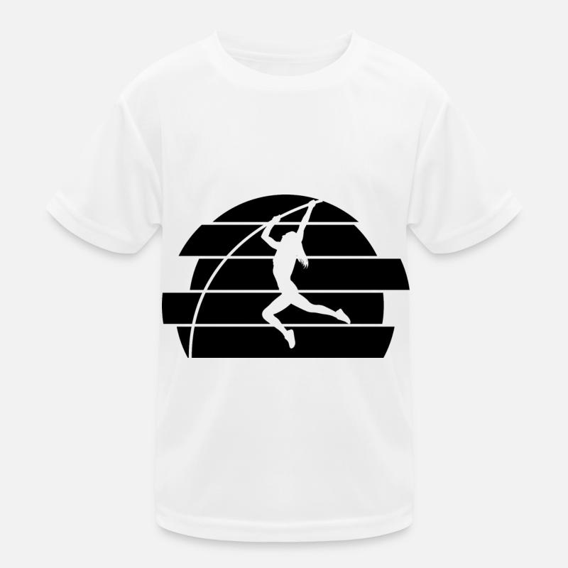 Pole vaulting Kids Functional T-Shirt