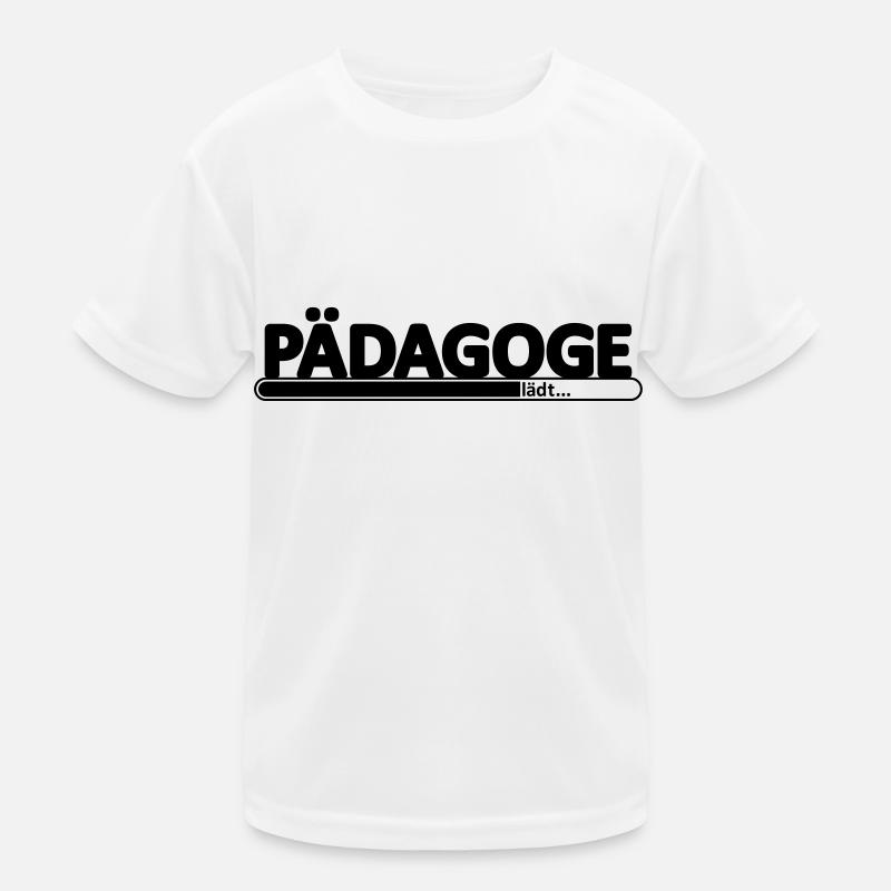 Pädagoge // Pädagogin //Erziehungswissenschaftler - Kinder Funktions-T-Shirt - Weiß