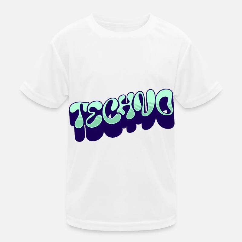 Techno Kinder Funktions-T-Shirt