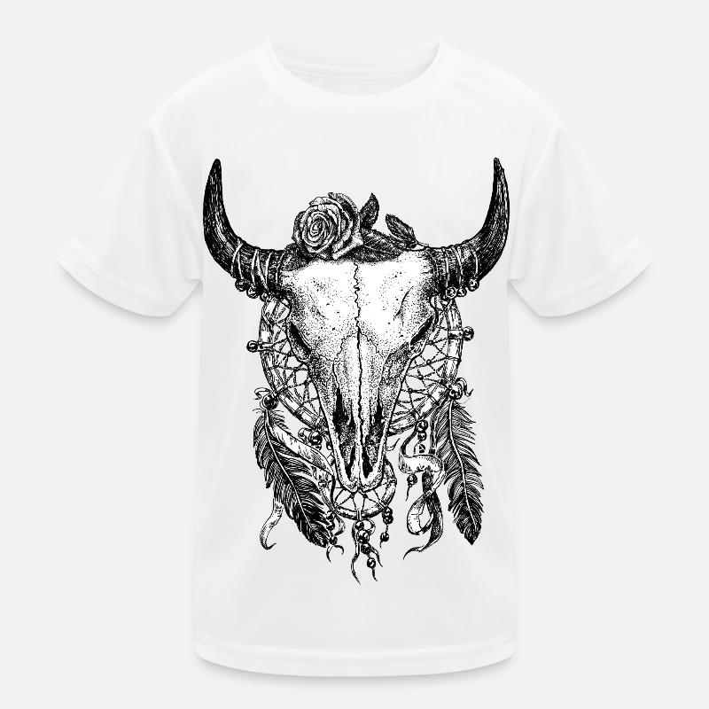 Skull Tattoo Kinder Funktions-T-Shirt