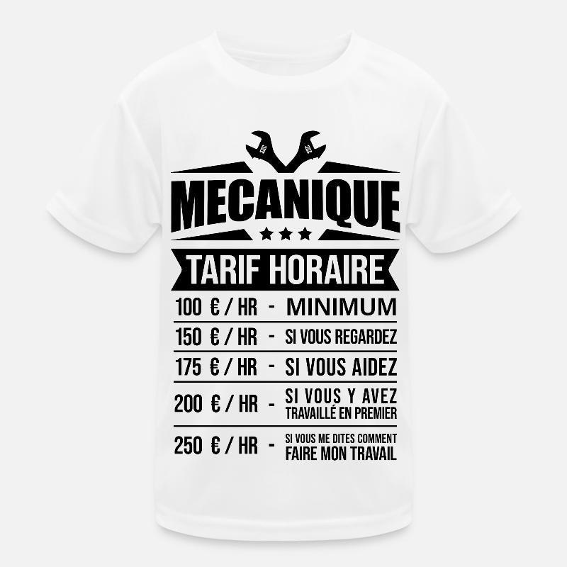 MÉCANIQUE TARIF HORAIRE T-shirt sport Enfant