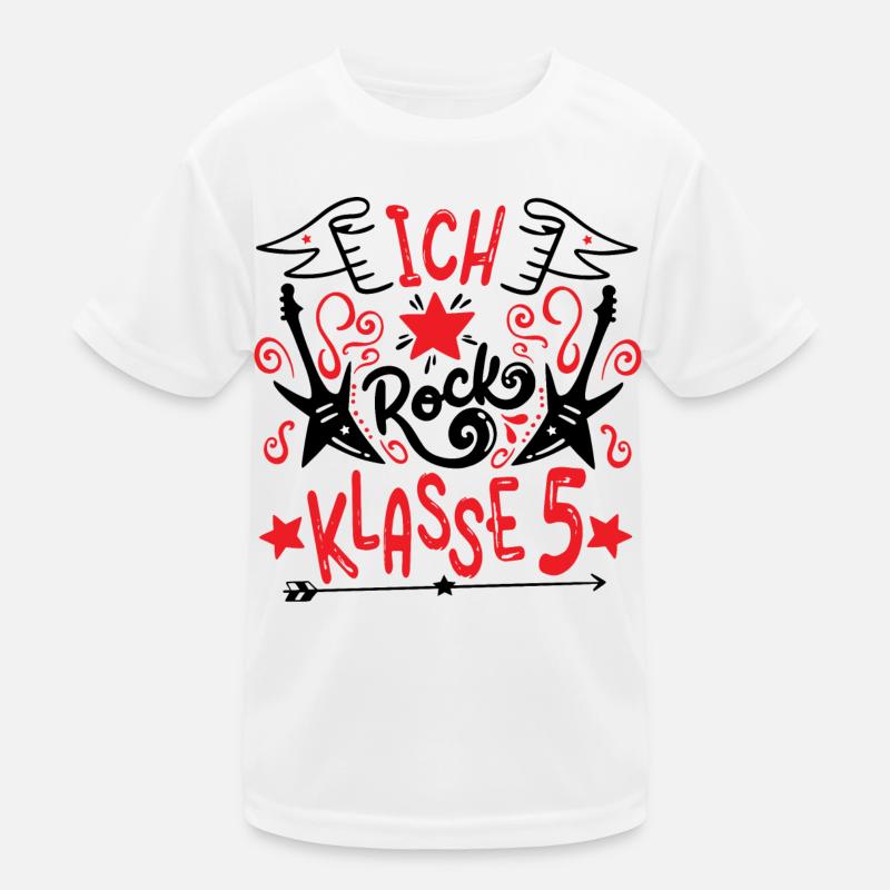 Ich rock Klasse 5 - weiterführende Schule Kinder Funktions-T-Shirt