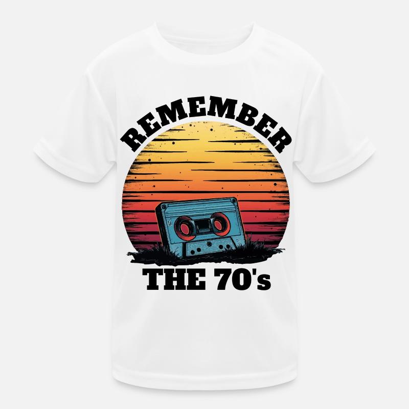 Cassette rétro - Nostalgique des années 70 T-shirt sport Enfant