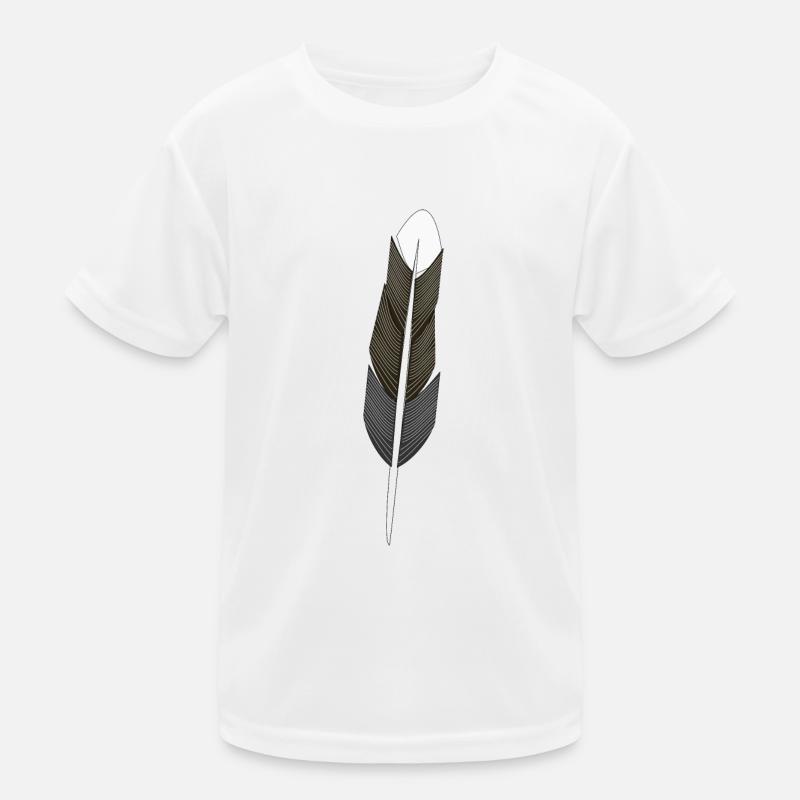 Feder - Hoffnung - Feather Kinder Funktions-T-Shirt