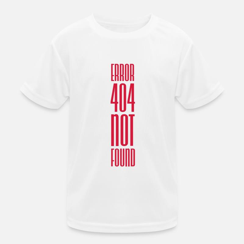 Error 404 not found Kids Functional T-Shirt