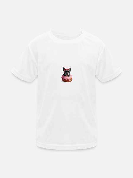 Donuts Bulldog - T-shirt sport Enfant - blanc - Devant