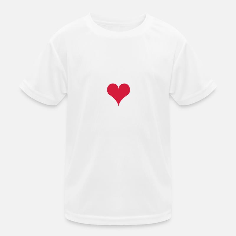 cœur T-shirt sport Enfant