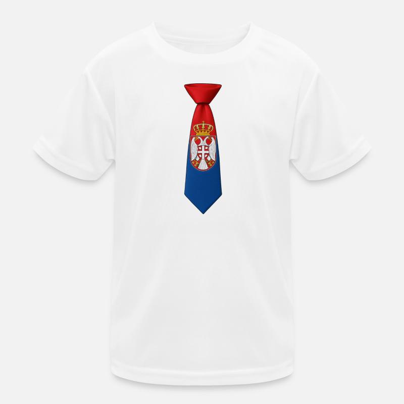 Cravate Serbie – Conception du drapeau T-shirt sport Enfant