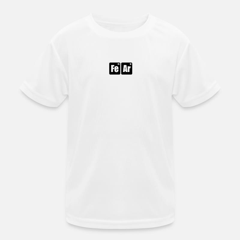 FeAr - Kinder Funktions-T-Shirt - Weiß