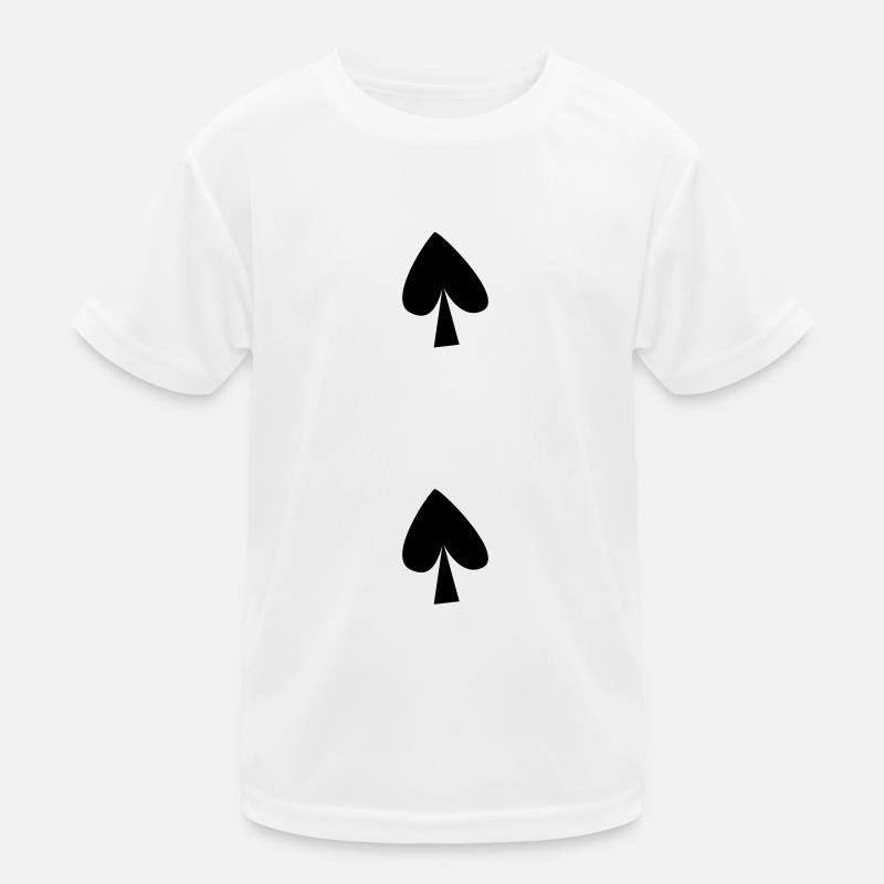 Deux de piques vectorielles T-shirt sport Enfant