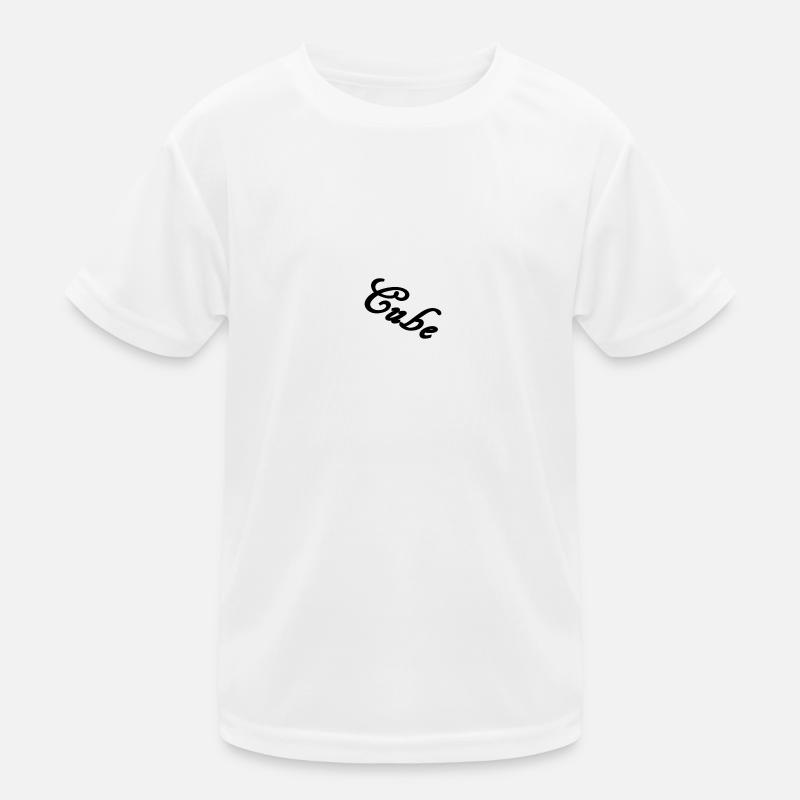 Cube1 - Kinder Funktions-T-Shirt - Weiß