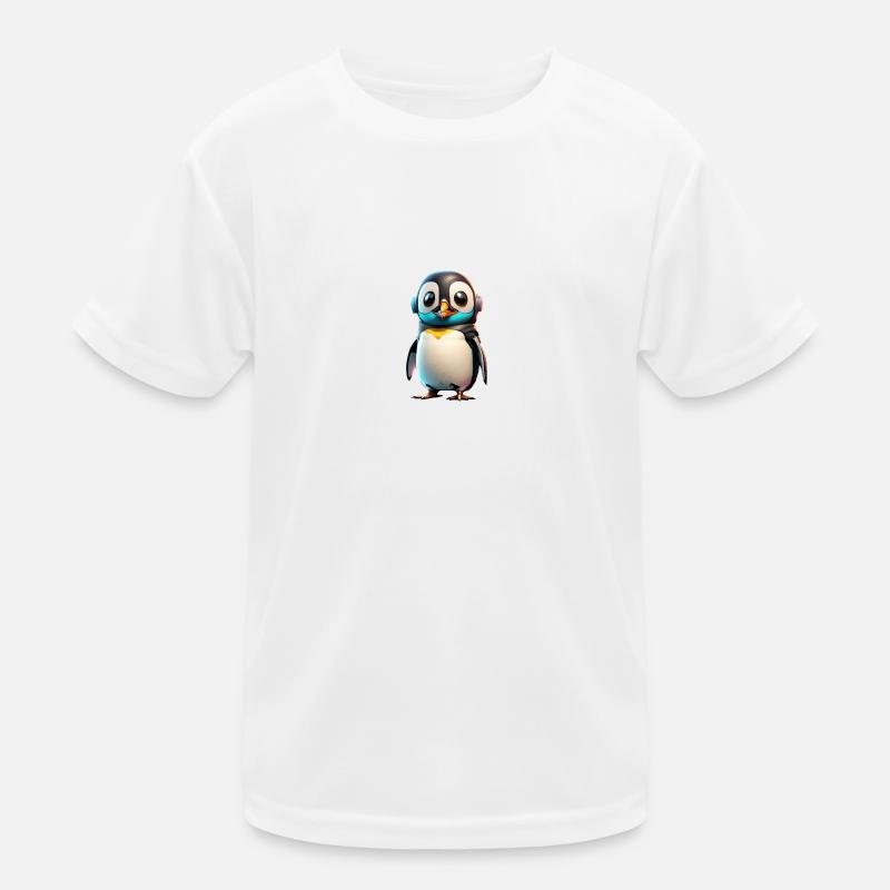 Robot Penguin Kids Functional T-Shirt