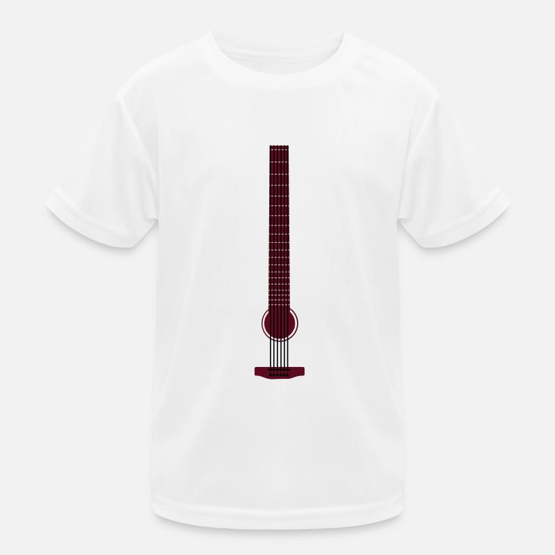 Gitarre Körper guitar body Kinder Funktions-T-Shirt