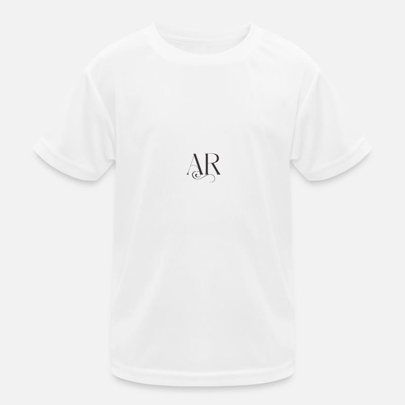 Classic Elegance AR Monogram Kids Functional T-Shirt