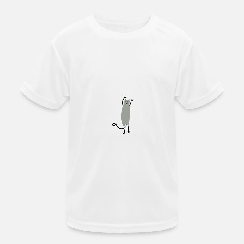 Katze Kinder Funktions-T-Shirt