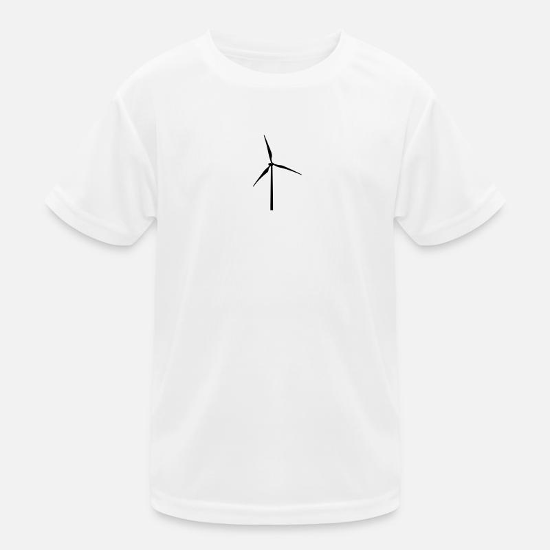 Windrad Kinder Funktions-T-Shirt