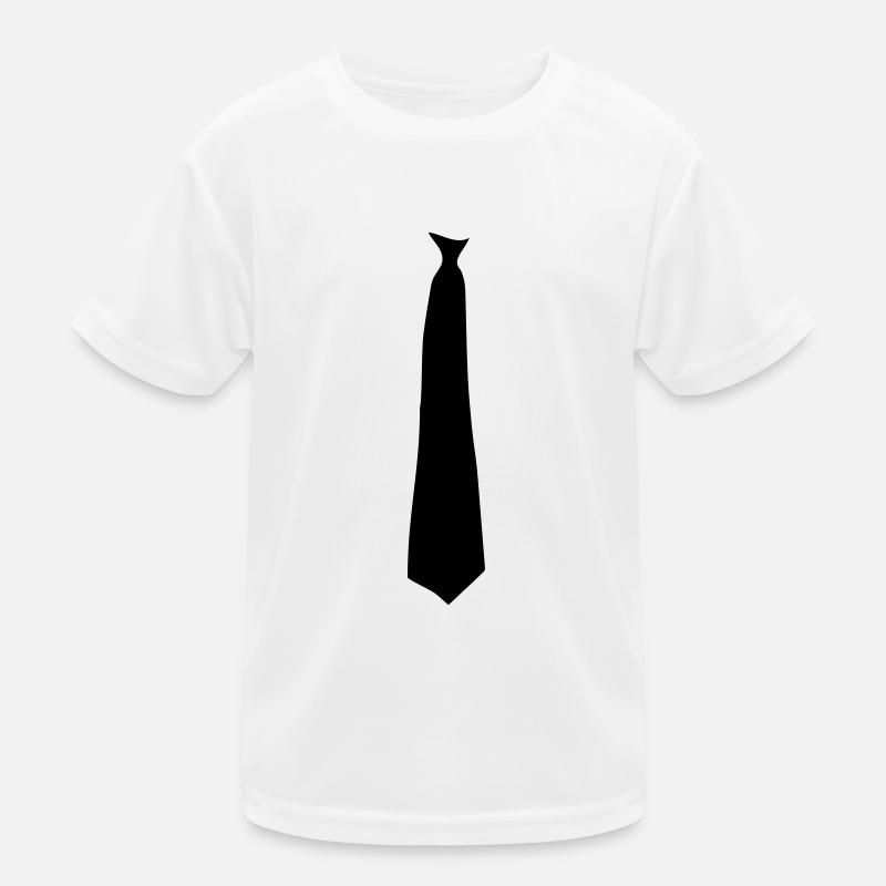 krawatte Kinder Funktions-T-Shirt