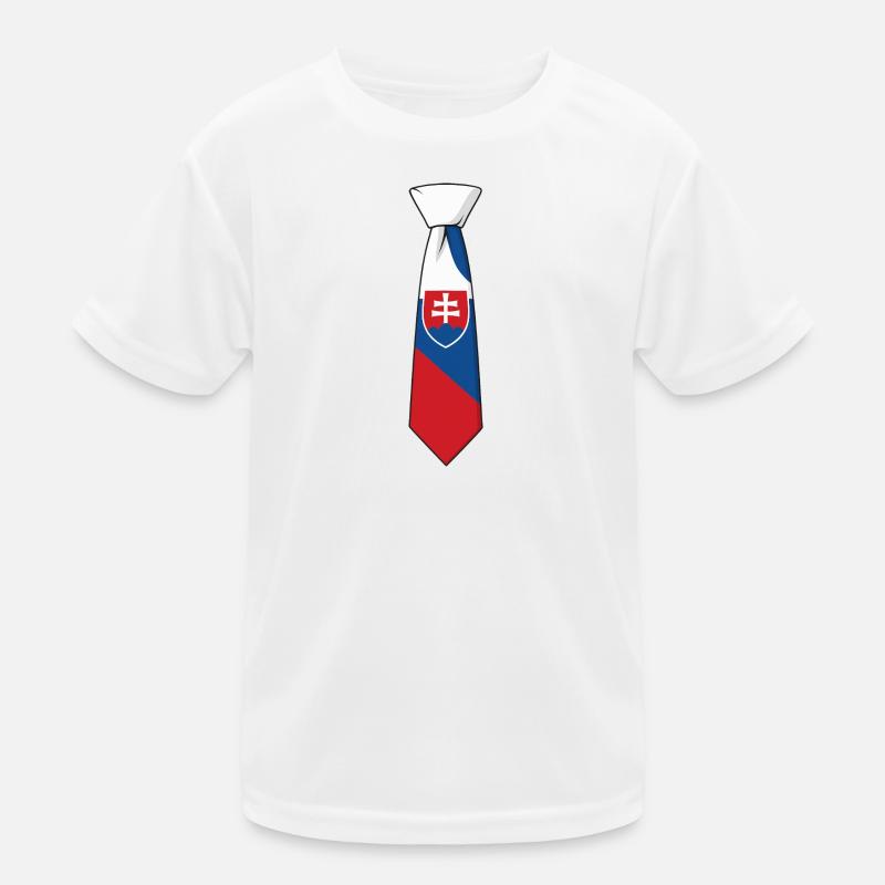Cravate Slovénie – Conception du drapeau T-shirt sport Enfant
