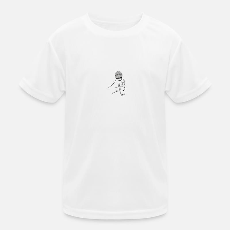 Micro interview Drôle blague T-shirt sport Enfant