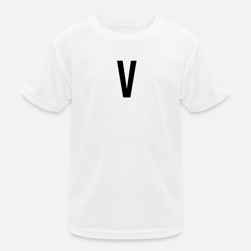 Lettre A Nom Cadeau Célibataire T-shirt sport Enfant