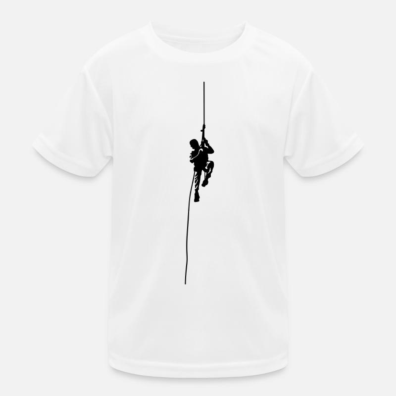 climbing - Kids Functional T-Shirt - white